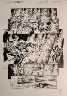 Diogenes Neves (Blue Lines) + Vicente Cifuentes (Inker) - 1 Original page - Green Arrow #2, Page 17 | Catawiki