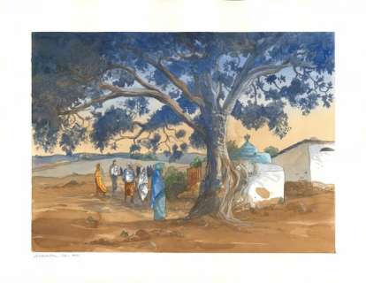 Joel Alessandra - Harar, Illustration originale - Je est un autre