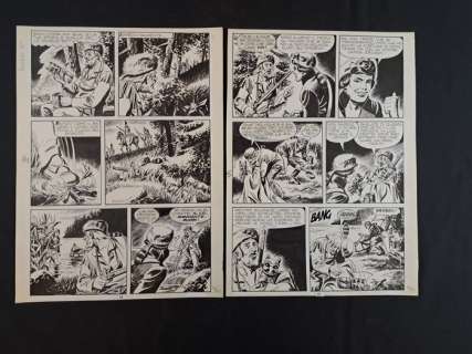 EsseGesse - 2 Original page - Il Comandante Mark - Il Totem dei Cayugas - 1973 | Catawiki