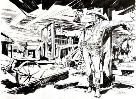 Ticci, Giovanni - 1 Original drawing - Tex - "Tex L’avventura e i ricordi" | Catawiki