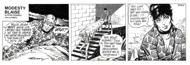 Enric Badia Romero | Modesty Blaise – Original daily strip #8986 – Romero | Origin Of Comics