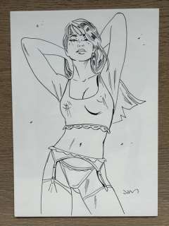 Jim - 1 Original drawing - Une Nuit à Rome - Marie - 2016 | Catawiki