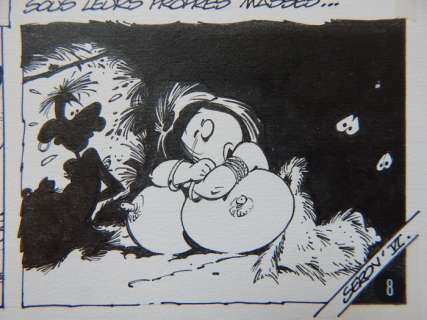 Seron - 1 Original page - De Mini-Vrouwtjes - De Mini-Vrouwtjes - 2006 | Catawiki