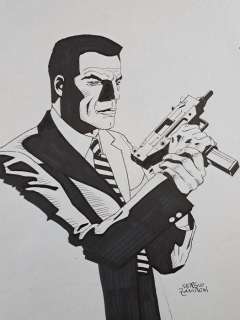 Zaniboni, Sergio - 1 Original drawing - Diabolik - Ginko | Catawiki