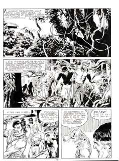 Diso, Roberto - 4 Original page - Mister No #32 - "i cacciatori di teste" - 1978 | Catawiki