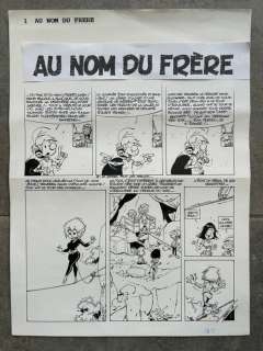 Seron, Pierre - 1 Original page - Les Petits Hommes - T42 - page 1 - Au Nom du Frère - 2006 | Catawiki