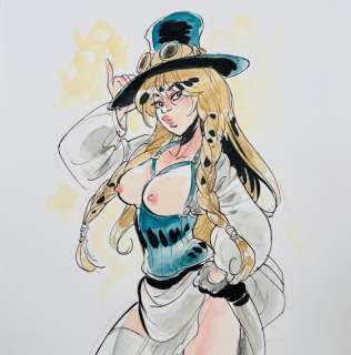 Barbucci, Alessandro - 1 Original colour drawing - Ekhö Monde Miroir - Fourmille en SteamPunk - 2020 | Catawiki