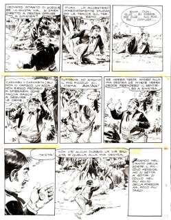 Ferri, Gallieno - 1 Original page - Zagor #2 - "Terrore!" - 1965 | Catawiki