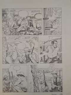 Zaniboni, Sergio / Nizzi, Claudio - 1 Original page - Tex - "Piombo rovente" - 1991 | Catawiki