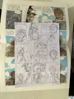 Hermann - 1 Original preliminary page - Duke T6 - Le Bout de la piste - 2022 | Catawiki