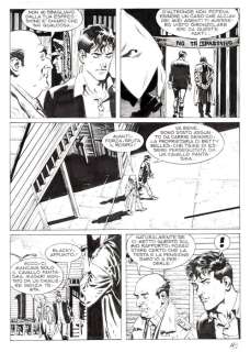 Bigliardo, Daniele - 1 Original page - Dylan Dog #316 - "Blacky" - 2012 | Catawiki