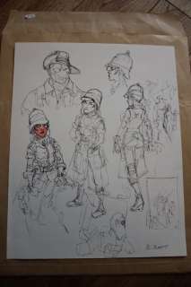 Buchet, Philippe | original graphic draft  - Sillage volume 15  - Chasse gardée (2012) | Catawiki