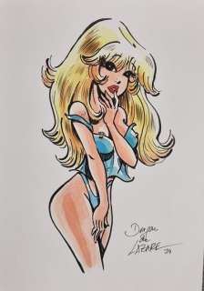 Dragan de Lazare - 1 Original colour drawing - Rubine | Catawiki