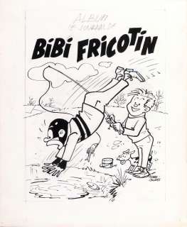 Lacroix | Bibi Fricotin, illustration Ã  l’encre de Chine… | Millon