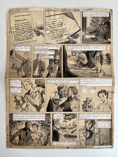 Craenhals, François - 1 Original page - Rémy et Ghislaine T1 - Le Cas étrange de Mr. de Bonneval page 1 - signed - 1951 | Catawiki