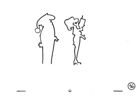 Cavandoli, Osvaldo - 1 Original preliminary drawing - La Linea | Catawiki