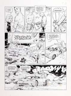 Parras | Le Lièvre de Mars, planche n°14 Ã  l’encre de… | Millon