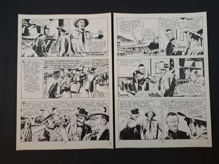 Ticci, Nizzi - 2 Original page - Tex - Le Colline del Vento - 1990 | Catawiki