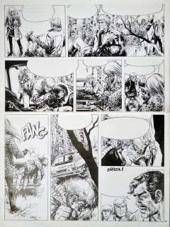 VANCE William  - Bruno Brazil  - Planche 42 de l’album Les Yeux sans visage édité[...] | Vermot et Associés