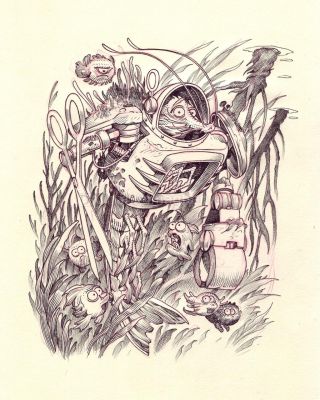 Stan Manoukian | Bêtes à faire peur, Illustration originale, | Daniel Maghen