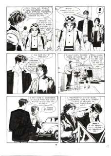 Roi, Corrado - 2 Original page - Dylan Dog #170 - "la piccola morte" - 2000 | Catawiki