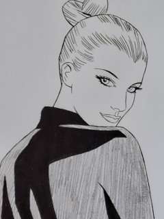 Zaniboni, Sergio - 1 Exécutif Original - Diabolik - Eva Kant di Spalle | Catawiki