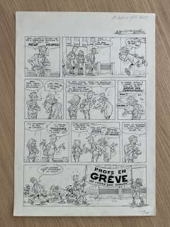 Pica (alias Pierre Tranchand) - 1 Original page - Les profs - 2003 | Catawiki