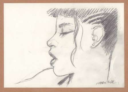 Liberatore, Tanino - 1 Original drawing - Portrait de femme | Catawiki