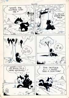 Otto Messmer - 1 Original page - Felix the Cat - #6 Page 5 - 1949 | Catawiki