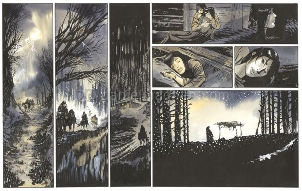 Bernard Vrancken | Nouvelle France, Prologue, planche origin | Daniel Maghen