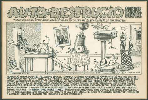 Art Spiegelman - Breakdowns (1977)- Auto-Destructo Homage To Rube Goldberg