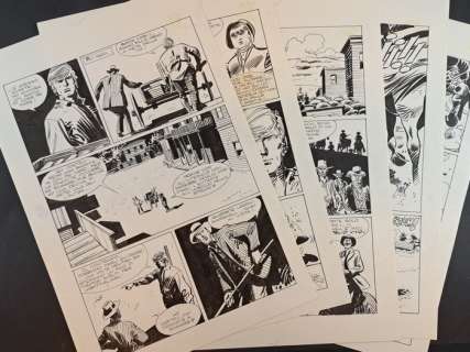 Alessandrini, Berardi - 6 Original page - Ken Parker: Sangue Sulle Stelle - 1977 | Catawiki