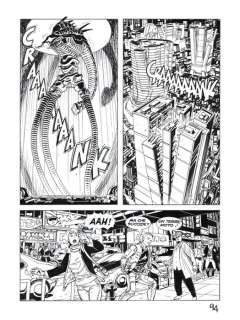 Bonazzi, Germano - 3 Original page - Nathan Never #243 - "Incursione notturna" - 2011 | Catawiki