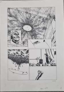 Gess - 1 Original page - La Brigade chimérique T1 - Mécanoïde Curie - 2009 | Catawiki