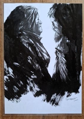 Larcenet, Manu - 1 Original drawing - Le Rapport de Brodeck - Case originale extraite de "Le Rapport de Brodeck". - 2015 | Catawiki