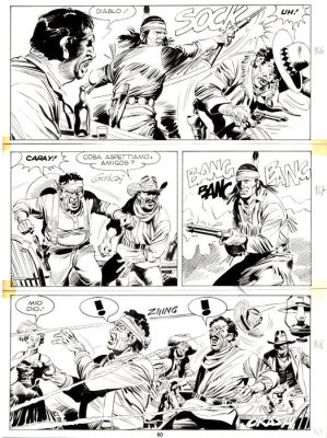 Ticci, Giovanni - 1 Original page - Tex #272 - "il disertore" - 1983 | Catawiki