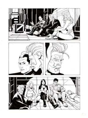 Bonazzi, Germano - 3 Original page - Nathan Never Gigante #10 - "I ribelli di marte" - 2000 | Catawiki