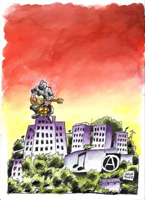 Carlos Azagra | Original drawing: Blues – Azagra y Revuelta | Origin Of Comics