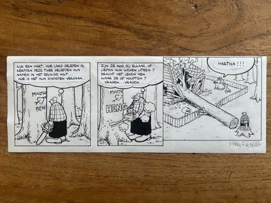 Mark Retera - 1 Original drawing - Dirkjan - Vragen, vragen - 2008 | Catawiki