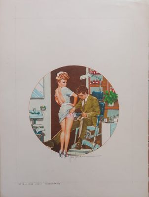 González, José Pepe - 1 Original cover - Tandlæge på sengekanten - 1971 | Catawiki