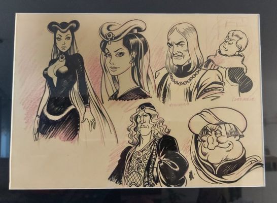 Magnus (Raviola, Roberto) - 1 Original preliminary drawing - La Compagnia della Forca - volume 2 - 1970 | Catawiki