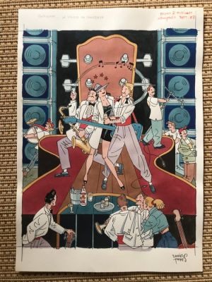 Torres, Daniel - 1 Original colour drawing - Ilustración publicidad Smirnoff - 1987 | Catawiki