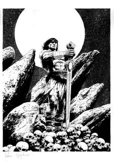 Continue Shopping | SAVAGE SWORD OF CONAN #9 VALERIO GIANGIORDANO SPLASH PAGE | Scott’s Collectables