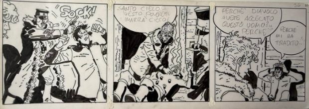 Pratt, Hugo - 1 Strip original - Corto Maltese - La Jeunesse de Corto - 1981 | Catawiki