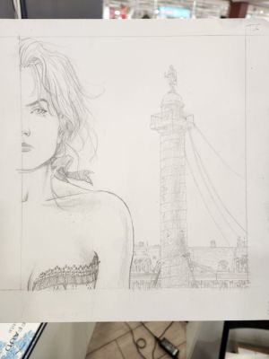 Martin, Jamar - 1 Original drawing - Voleur d’Empire - 1993