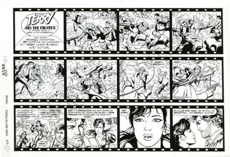 Brothers Hildebrandt | Terry and the Pirates Terry & the Pirates 4-16-95 | Spiderweb Art Gallery