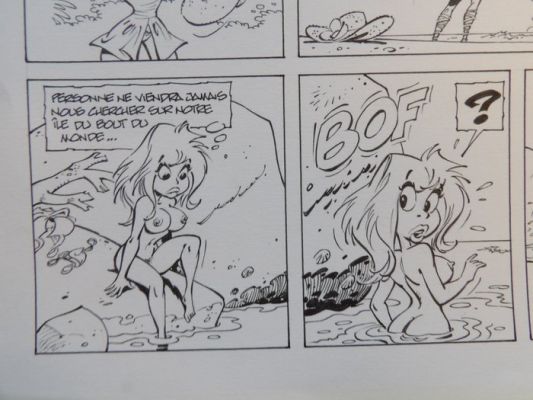 Seron - 1 Original page - De Mini-Vrouwtjes - Le Petites Femmes - P.F.4 - [pagina 23] - 2004 | Catawiki