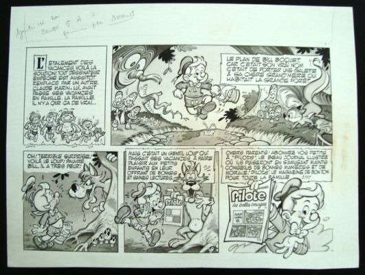 Marin, Claude - 1 Original page - Pilote - publicité - 1976 | Catawiki