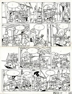 Smet, Peter de - 1 Original page - Joris P.K. - De Valse Koning - 1974 | Catawiki