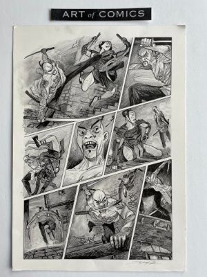 David Hitchcock - 1 Original page - Madam Samurai - #2 page 70 - signed - 2010 | Catawiki